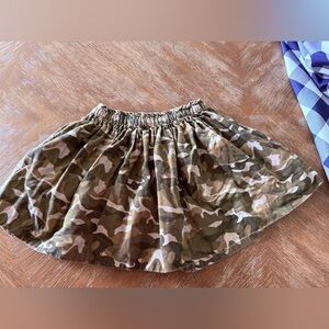 Oshkosh soft Corduroy Camouflage Twirl Skirt 6